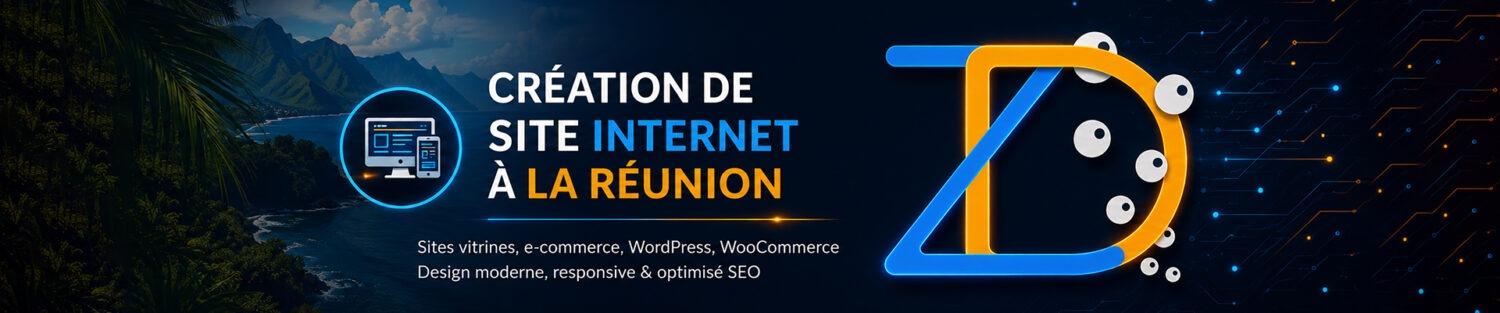 Création site internet, community manager réseaux sociaux à La Réunion